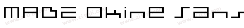 MADE Okine Sans PERS字体转换